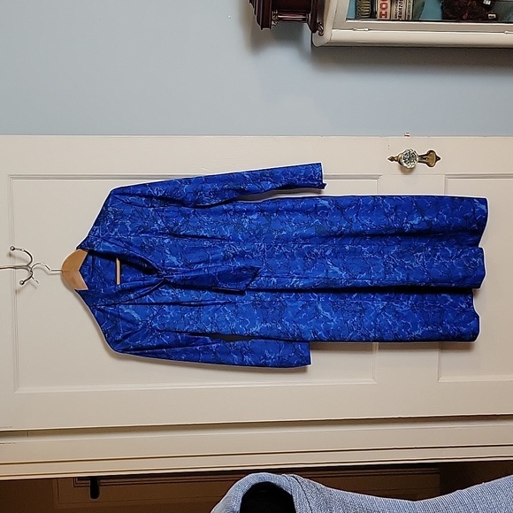 Vintage Blue Marble Dress - Picture 6 of 9